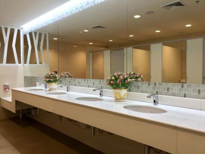 Modern Vanity with Lighting
